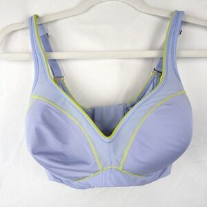 $74 Natori 32DDD Lavender Blue Bra Comfort Sports Padded Contour Support
